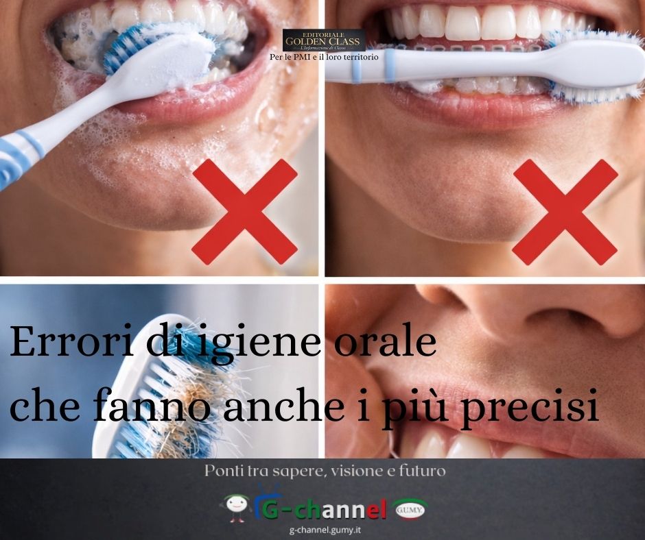 Errori di igiene orale che fanno anche i più precisi